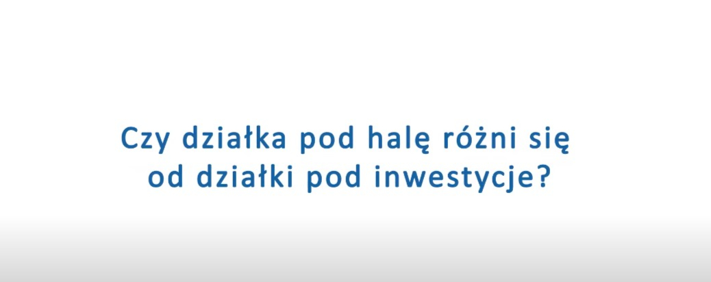 Czy działka pod halę różni się od działki pod inwestycję?